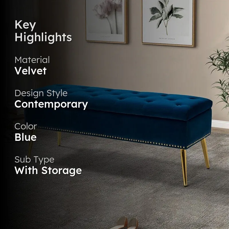 Carnes Bench - Blue media 2