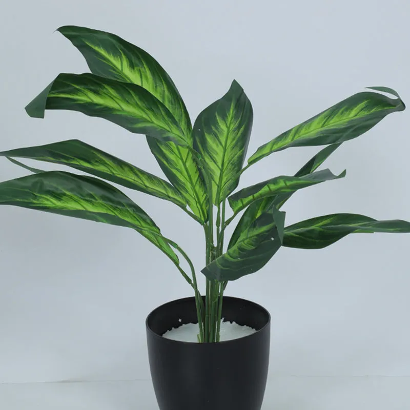 Fernette Artificial Plant With Black Plastic Pot - 1.6 Feet media 4