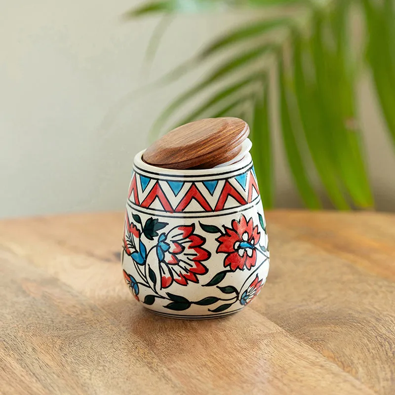 Mesa Dawn Curve Ceramic Jar - 480 mL media 1