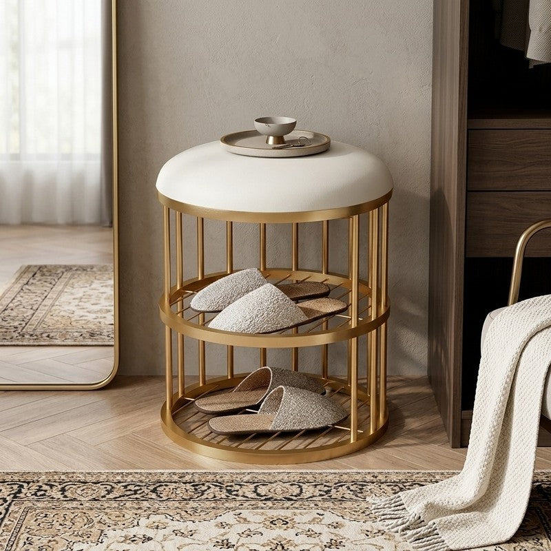 Gold,White