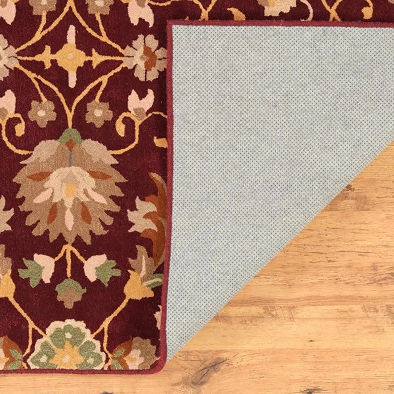 Sedna Hand Tufted Ethnic Wool & Nylon Carpet - Maroon media 7