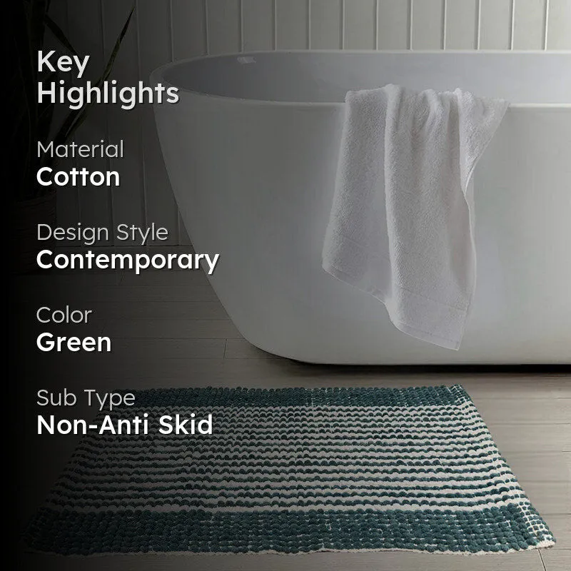 Lima Cotton Bath Mat - Green media 2