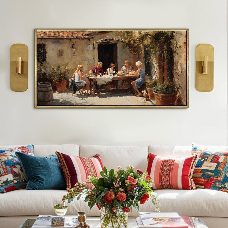 Kinfolk Canvas Wall Painting With Frame