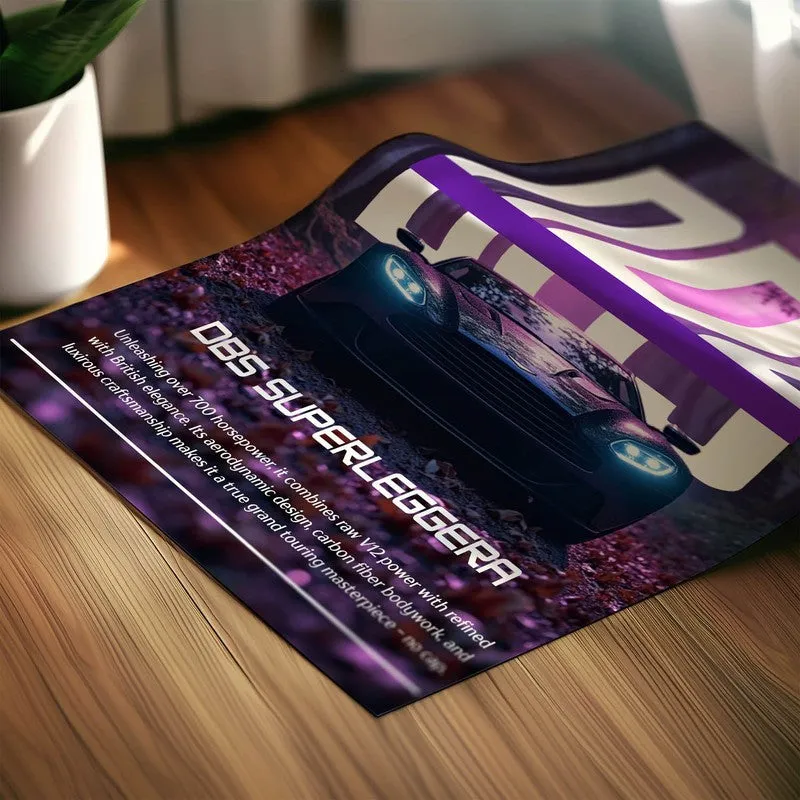 DBS Superleggera Wall Poster - Purple media 4