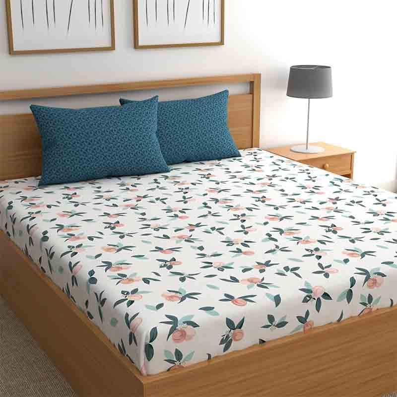 Peaches Microfiber Bedsheet - 150 GSM media 3