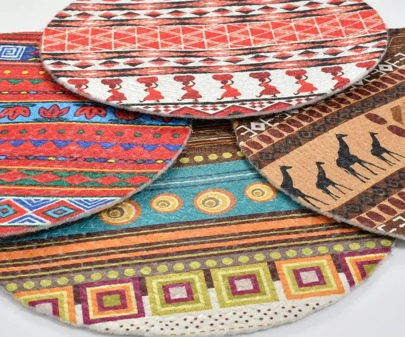 Nirdi Round Placemat - Set Of Four media 6
