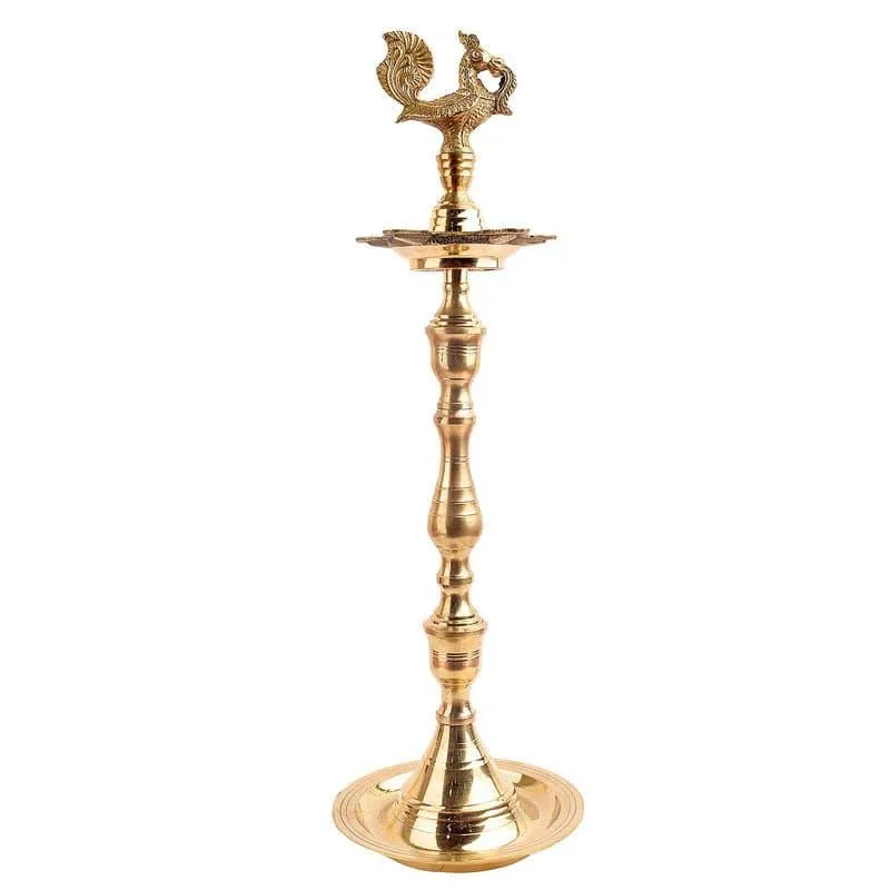Heritage Mayur Brass Lamp media 3