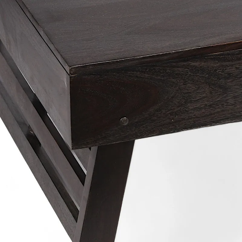 Servon Sheesham Wooden Center Table - Taupe media 6