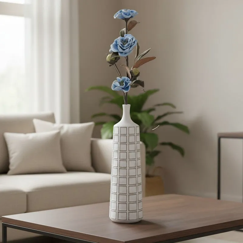 Magnolia Bloom Crafted Artificial Flower - Blue media 1