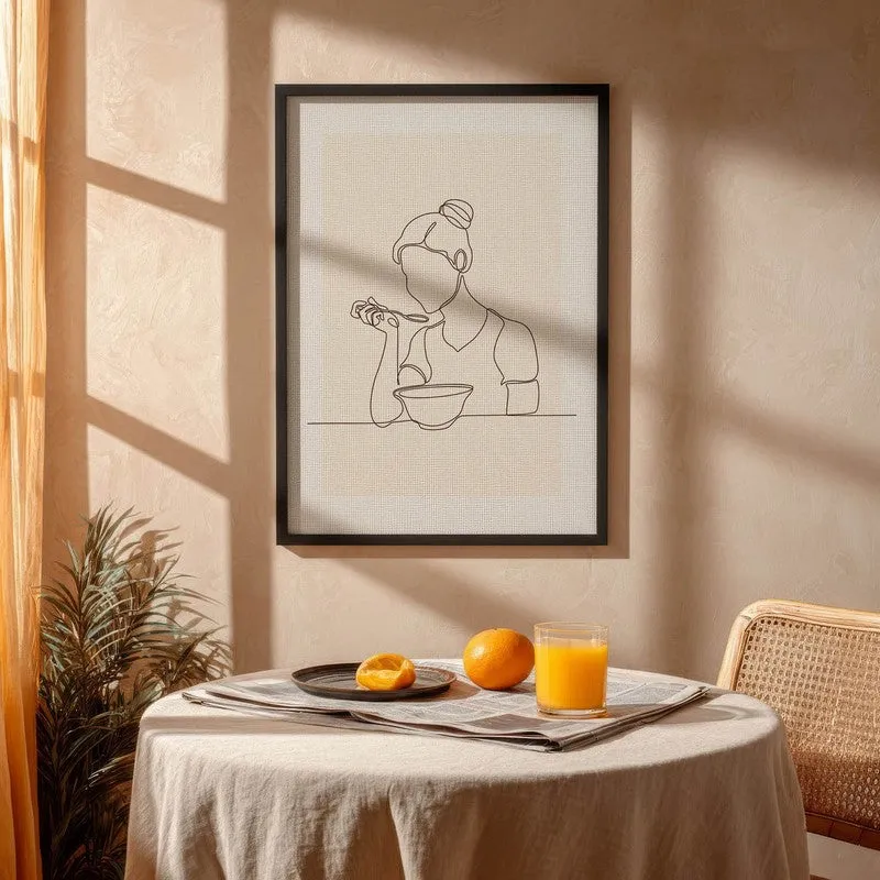 FigureLine Archival Canvas Wall Art - Black media 4