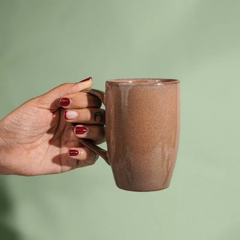 Browny Ceramic Coffee Mug (320 mL Each) - Set Of Two media 4