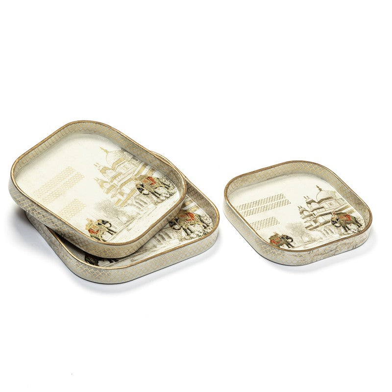 MeadowPrint Rectangle MDF Serving Tray - Set Of Three media 5