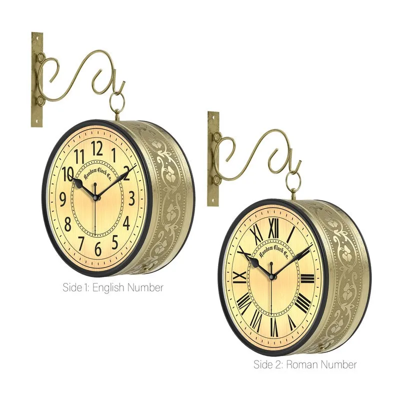 Carroway Double Sided Wall Clock media 4