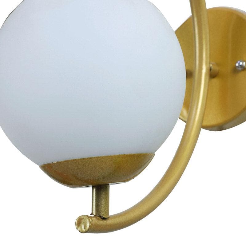 Yola Moon LED Glass & Metal Wall Lamp media 5