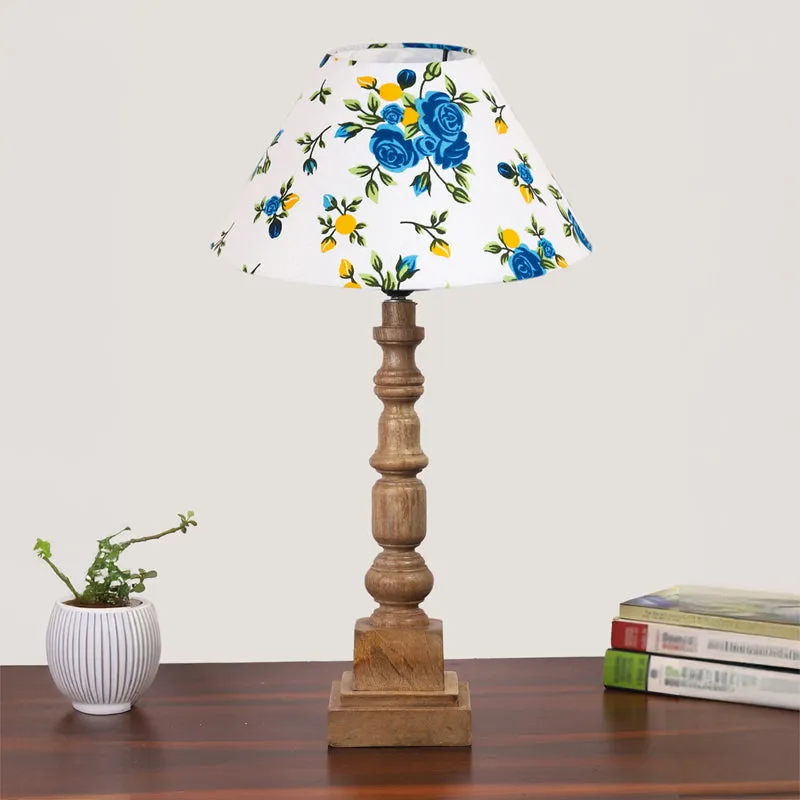 Fleur Cone Arbor Wooden Table Lamp media 3