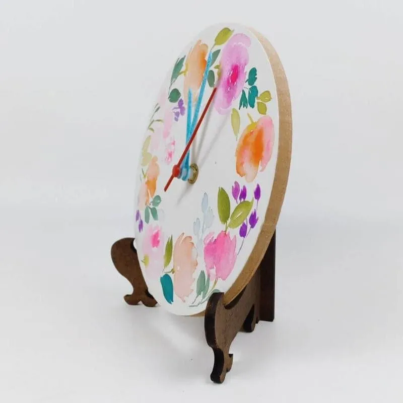 Frispa Bouquet Handpainted Table Clock media 5