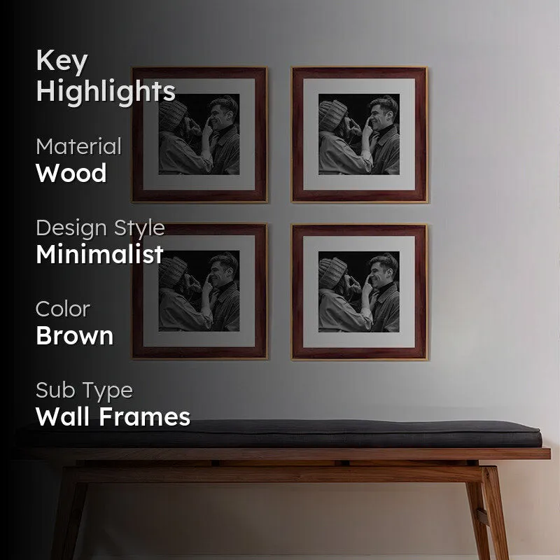 Trellia Nuvo Photo Frame (Brown) - Set Of Four media 2
