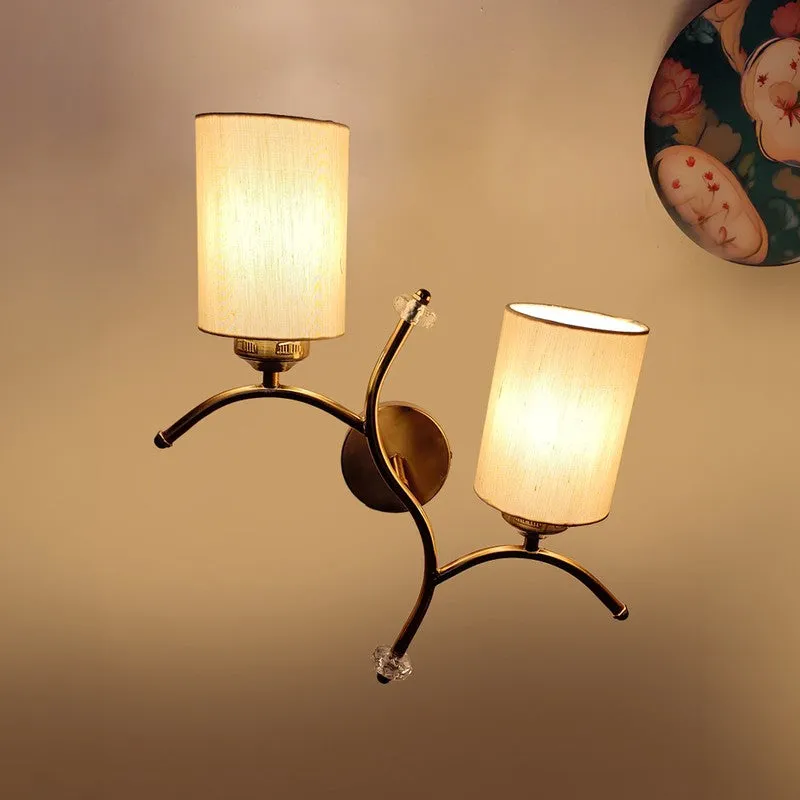 LumiBranch Dual Cotton Wall Lamp - Beige media 6