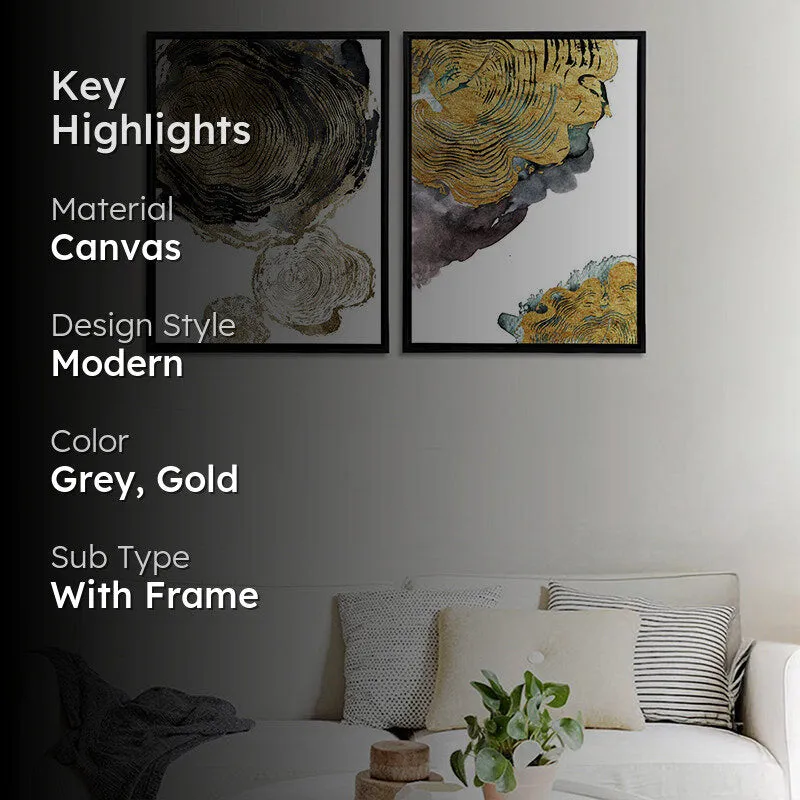 Age Of World Wall Art - Set Of Two media 2