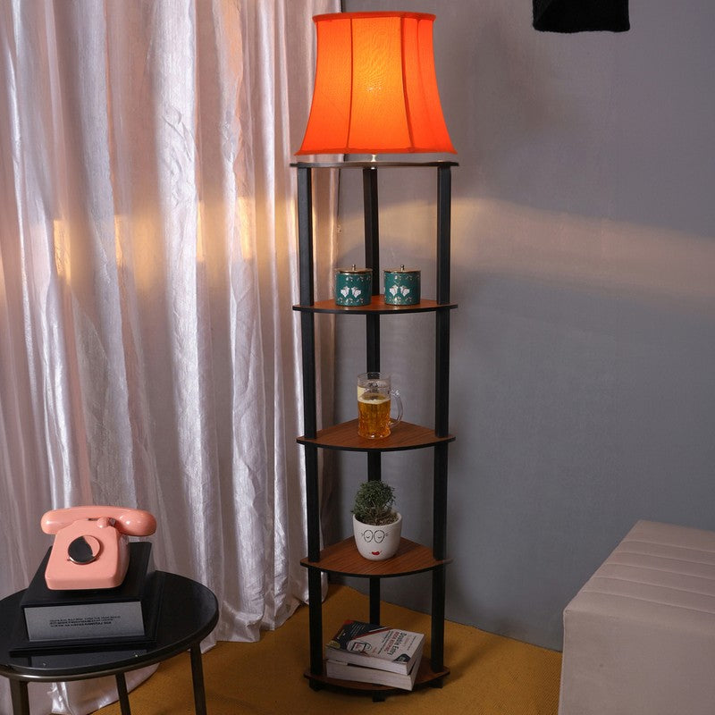 TubeAura Glow Floor Lamp (Orange)