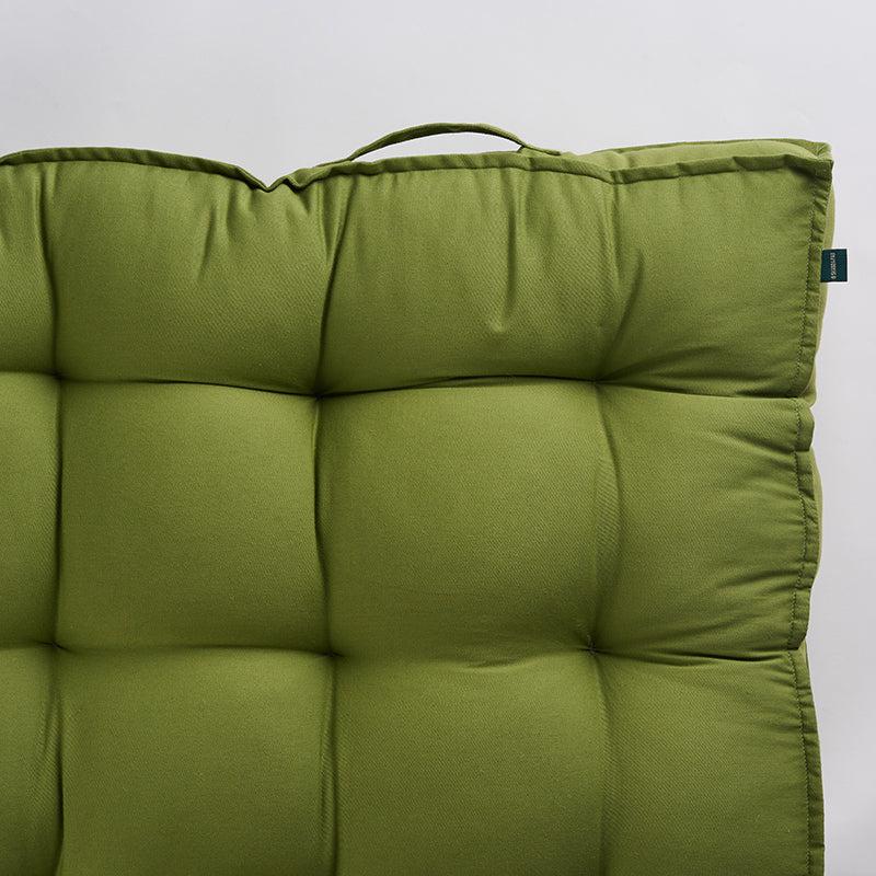 Pawdium Solid Cotton Floor Cushion - Light Green media 4