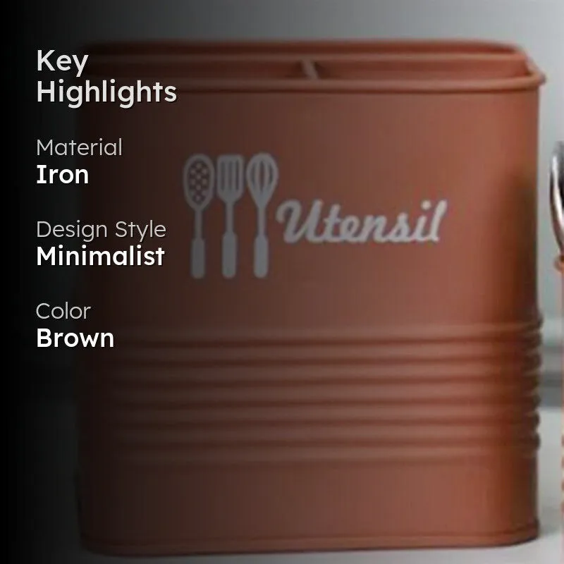 Ferrous Fun Rectangle Utensil Holder media 2