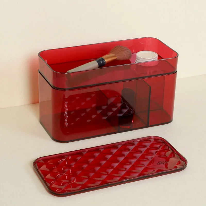 Zaxa Makeup Organizer - Red media 1