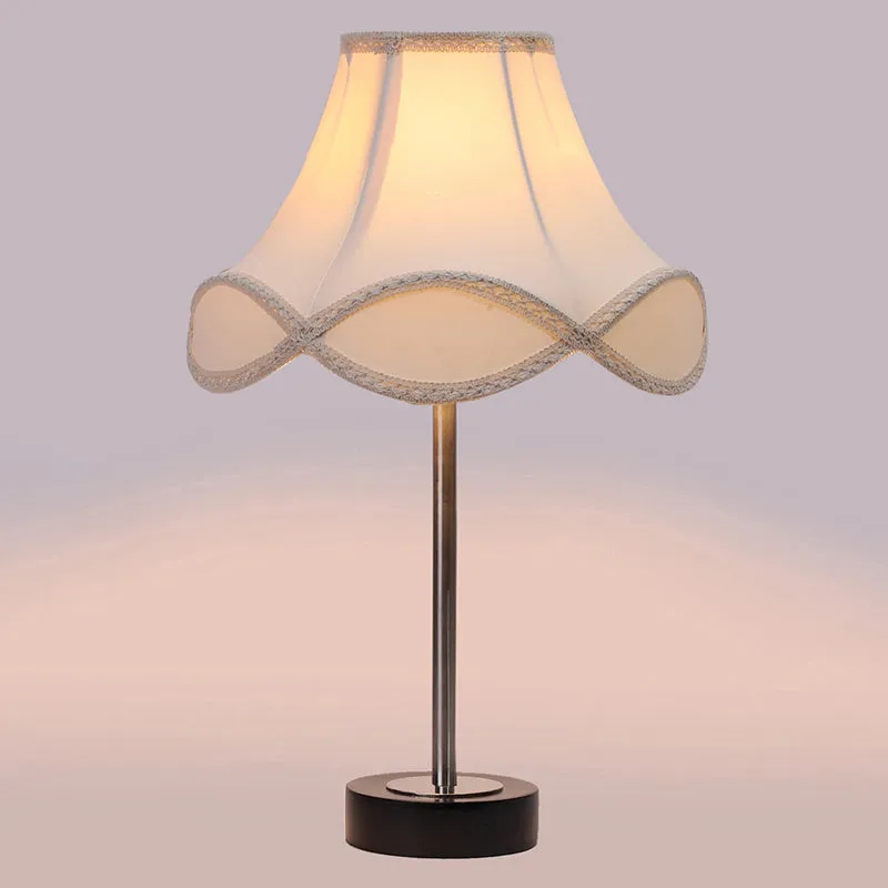 Valencia Arc Rodin Wooden Table Lamp - OffWhite,Silver,Black media 5