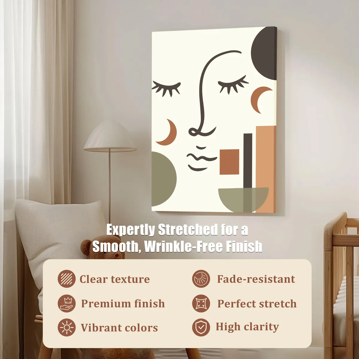 Riverstone Cotton Canvas Wall Painting media 5