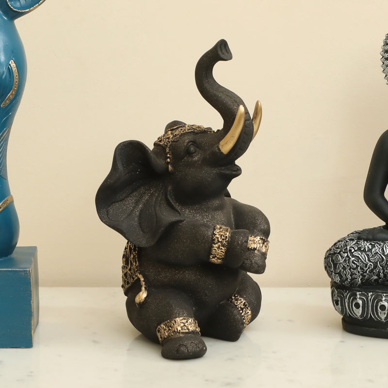 Playful Elephant Showpiece