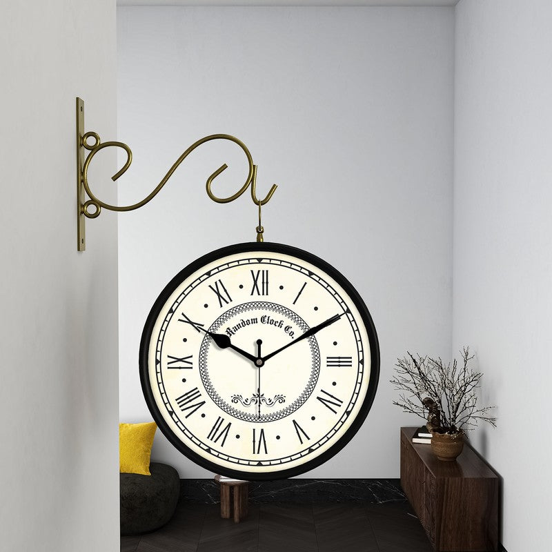 Queenshire Double Sided Wall Clock