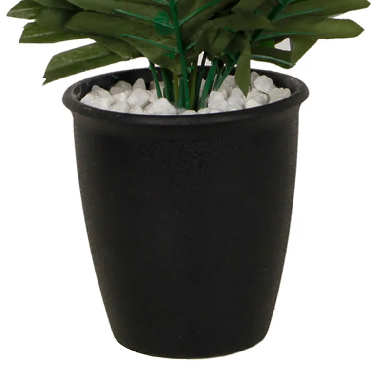 Palma Artificial Plant With Black Plastic Pot - 1.25 Feet media 2