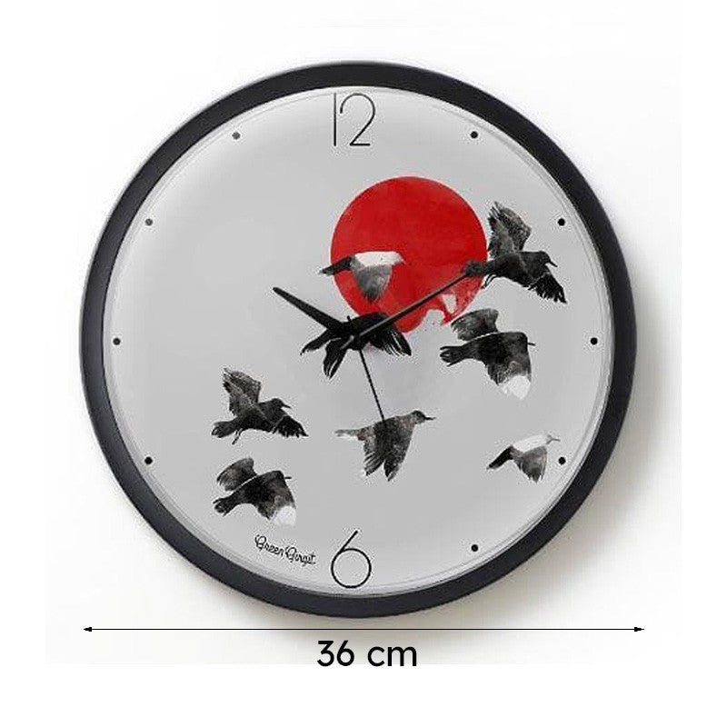 Red Moon Wall Clock media 7
