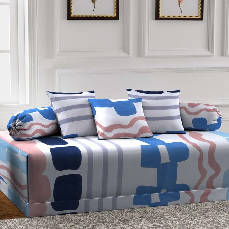 Tesselar Printed Diwan Set - Six Piece Set media 3