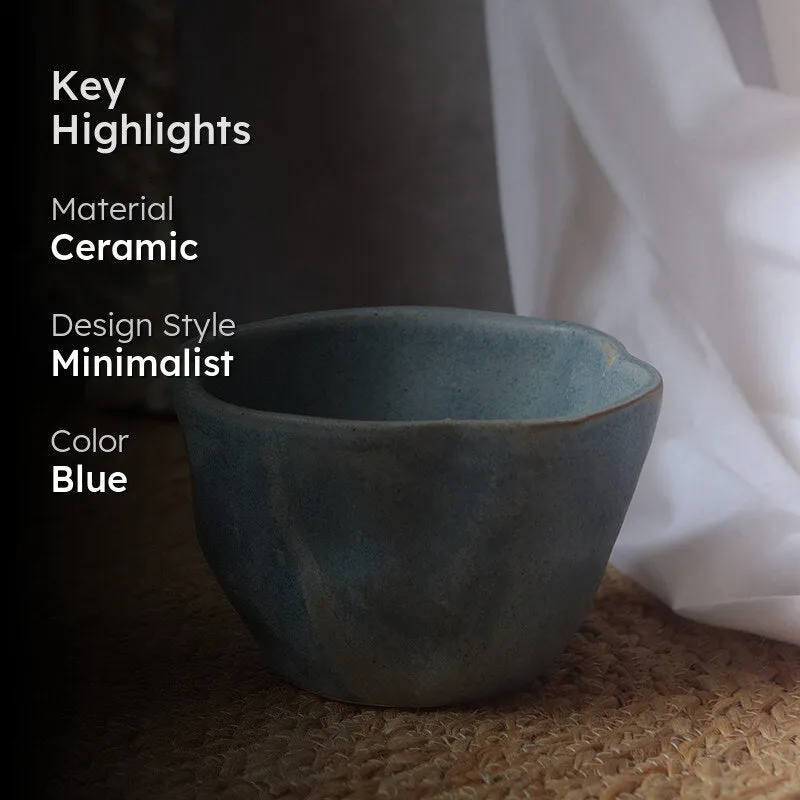 Oneira Ceramic Snack Bowl (Blue) - 300 mL media 2
