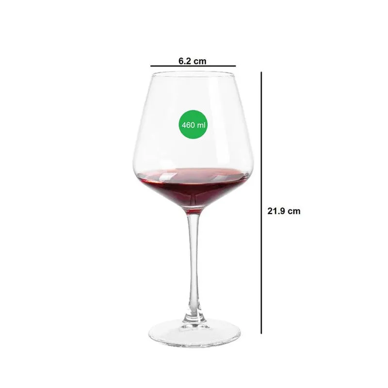Zadie Red Wine Glasses (440 ML) - Set of Six media 6