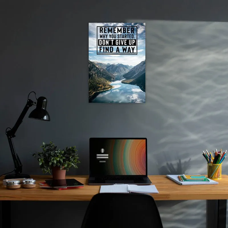 Mountain Motivation Wall Poster media 3