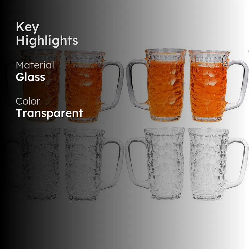 Luka Beer Mug (450 ML) - Set Of Eight media 2