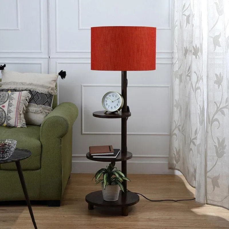Mirami Runa Floor Lamp With Shelf media 4