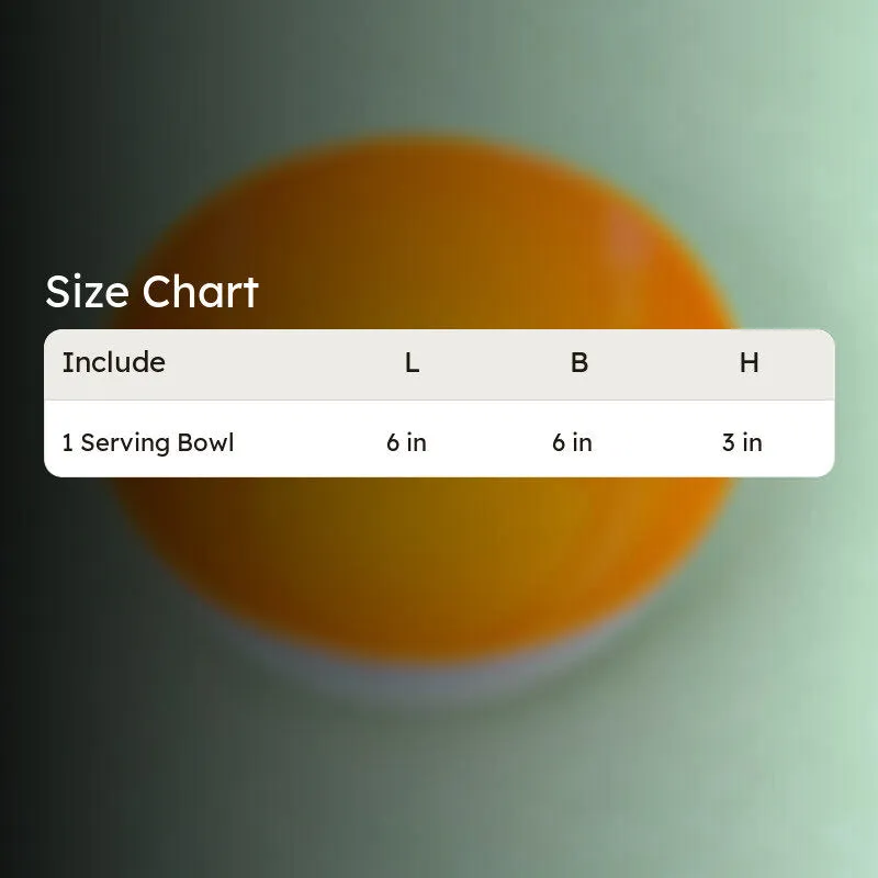 Axl Serving Bowl (Orange & White) - 800 ML media 9