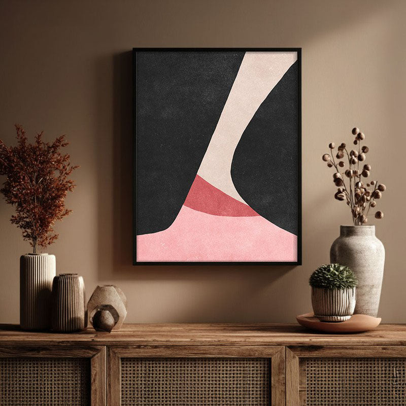 Blush In The Dark Framed Canvas Wall Painting media 3