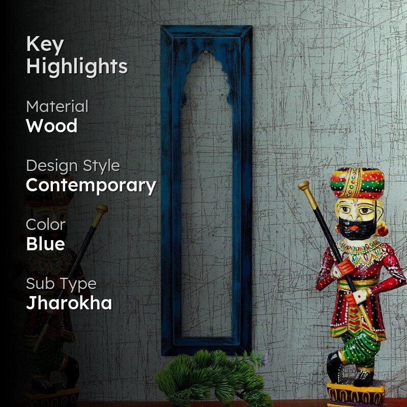 Nalora  Wooden Wall Accents - Blue media 2