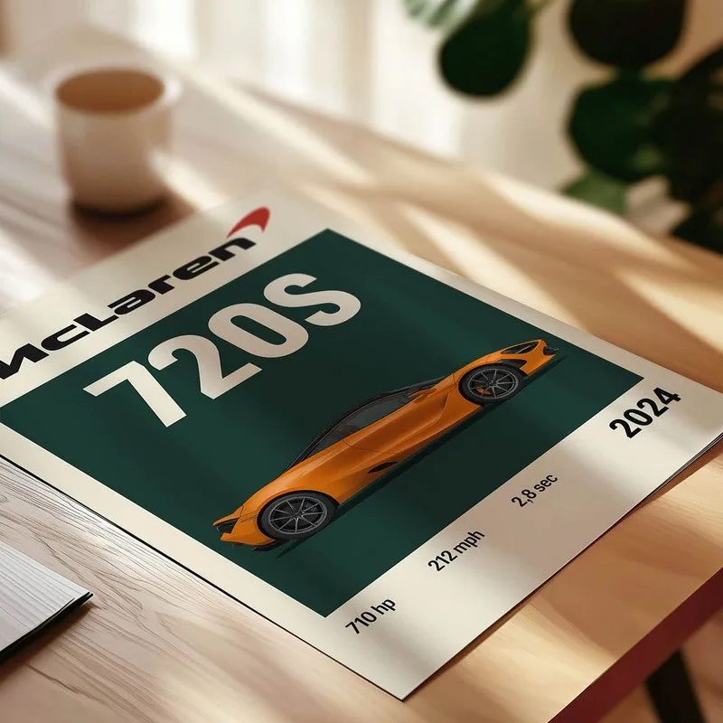 McLaren 720S Dream Wall Poster media 4