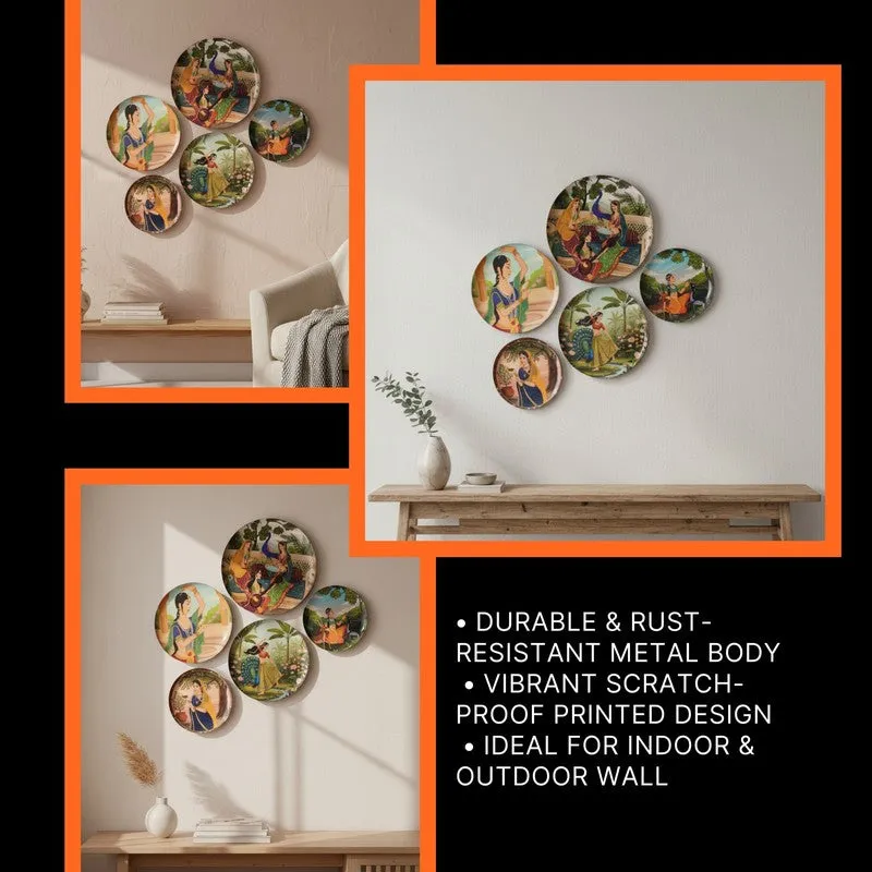 Royal Jharokha Wall Plates - Set of Five media 8
