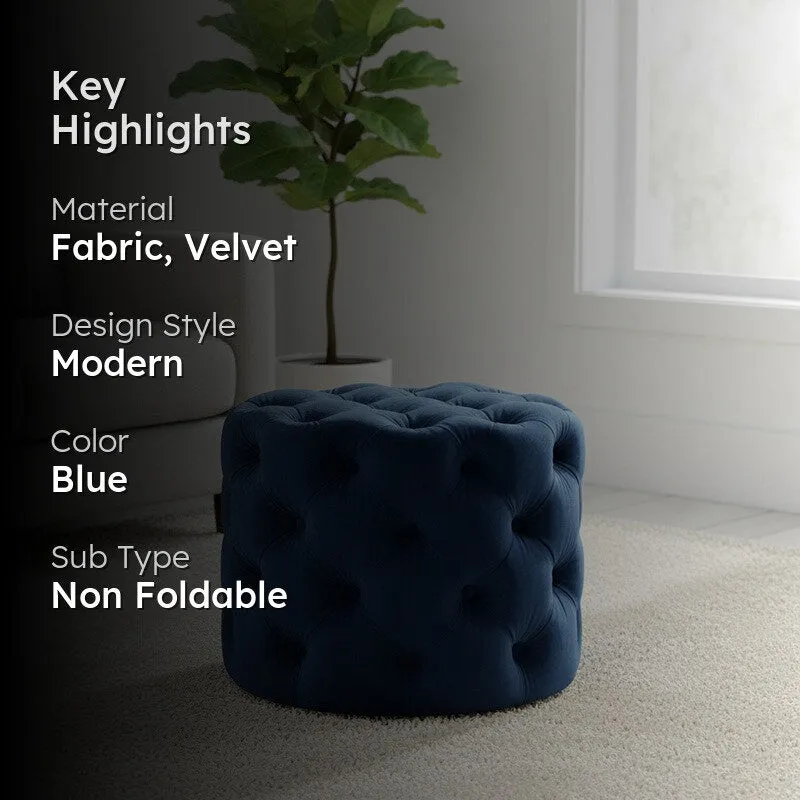 Elvixa Seatix Ottoman - Blue media 2