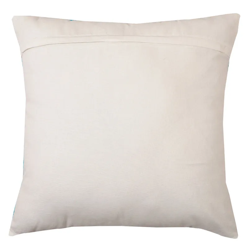 Andalusian Nights Embroidered Cotton Cushion Cover - Set Of Two media 5