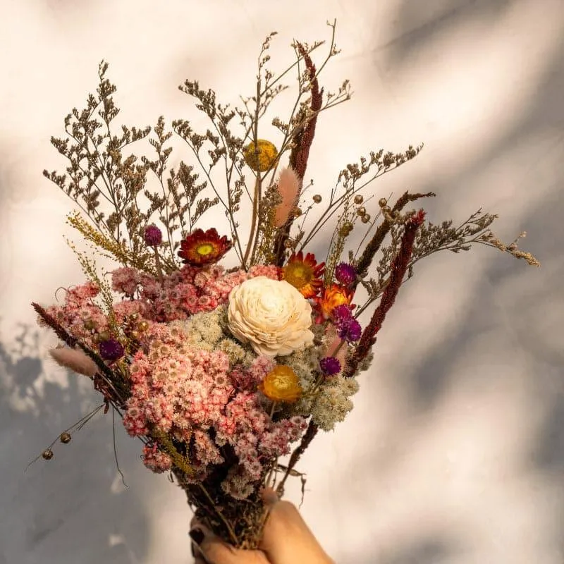 Muzomi Multicolor Dried Flower Bunch media 1