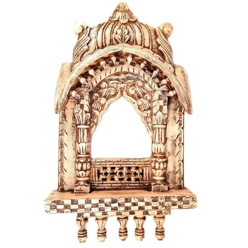 Dimara Jharokha Wooden Wall Accent media 4