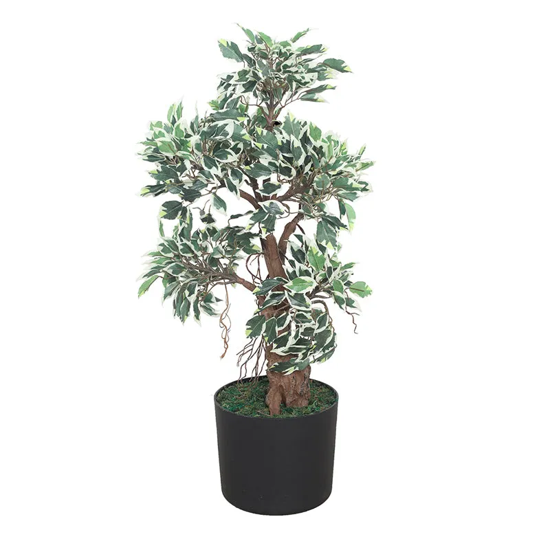 Verdant Vibes Artificial Plant With Black Plastic Pot media 4