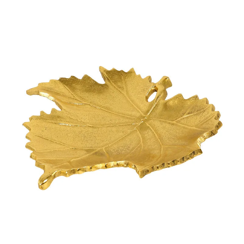 Maple Gilda Leaf Aluminum Platter media 3